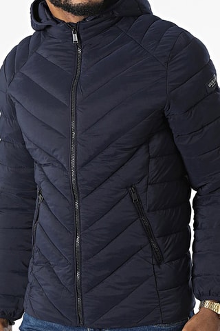 Doudoune à capuche - Bleu marine