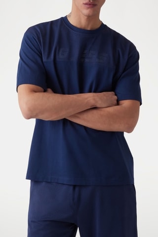 T-shirt Slug - Bleu marine