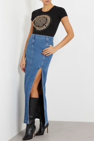 T-shirt Camelia - Noir