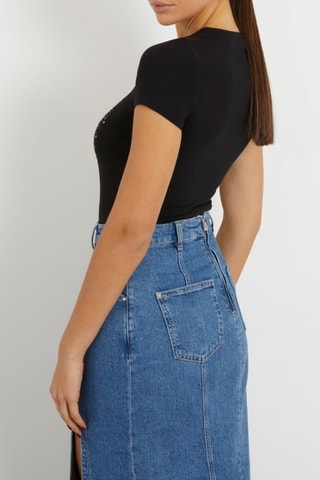 T-shirt Camelia - Noir