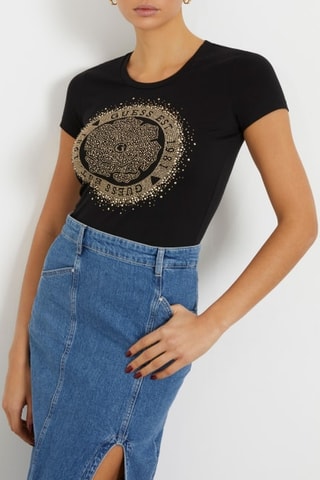 T-shirt Camelia - Noir