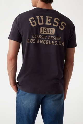 T-shirt Classic Collegiate - Noir et marron clair