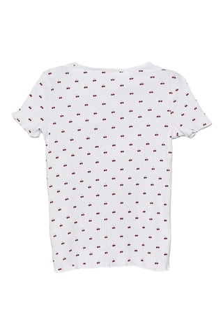 T-shirt Call Me - Blanc