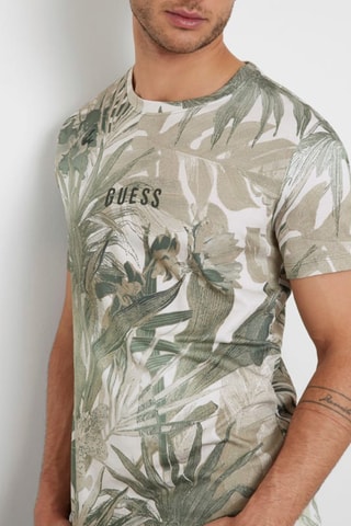 T-shirt slim Aop - Vert foncé