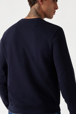 Sweat Basic - Bleu marine et écru