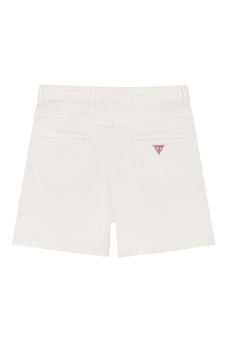 Short en jean - Blanc