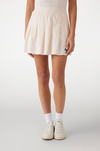 Jupe plissée Suzanne - Rose poudré