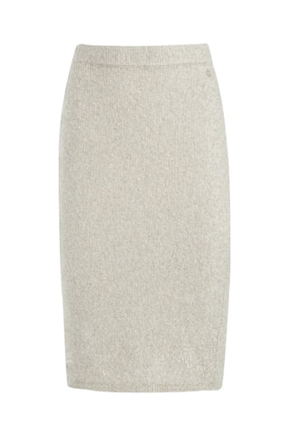 Jupe fourreau taille haute - Ivoire