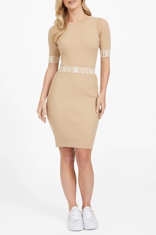 Jupe fourreau - Crème