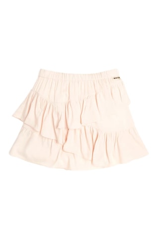 Jupe volantée - Rose clair