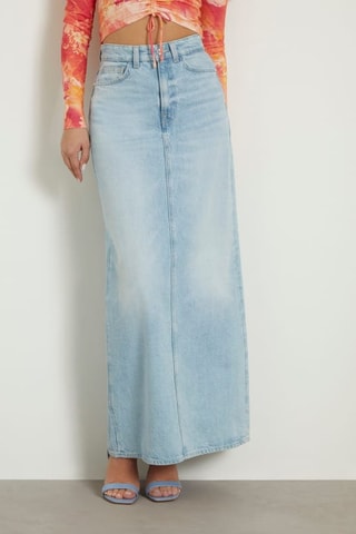 Jupe longue en jean Wenona - Bleu