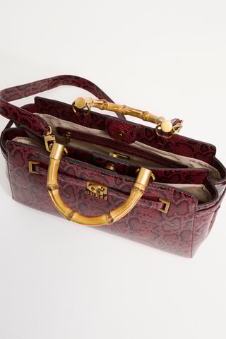 Sac à main Sibel - Rouge et noir