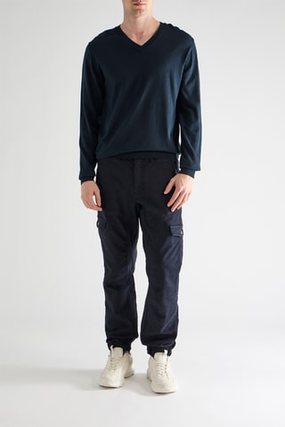 Pull en soie - Bleu marine