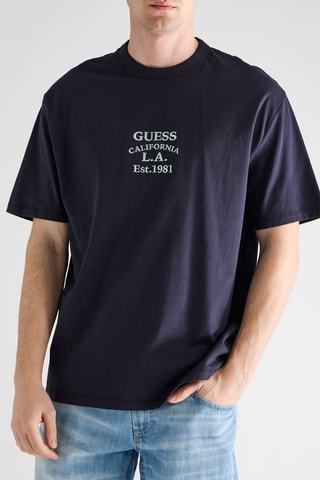 T-shirt - Bleu nuit et écru