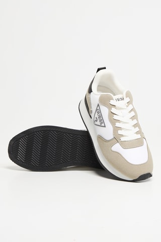 Baskets Alaxo - Blanc et beige