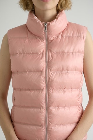 Doudoune réversible sans manches Sheila - Rose