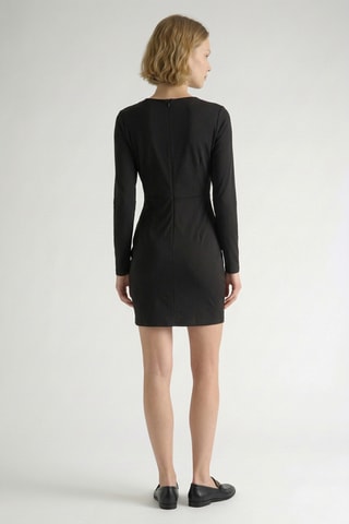 Robe drapée Jenna - Noir