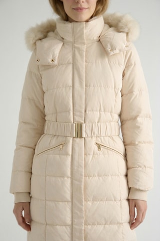 Doudoune longue Malvy - Ecru