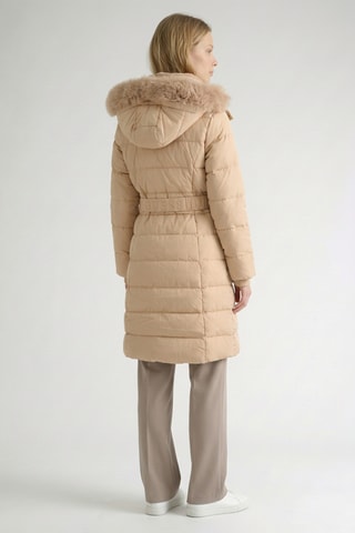 Doudoune longue Malvy - Beige