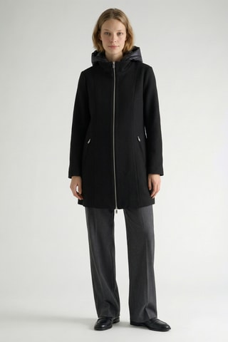 Manteau à capuche - Noir