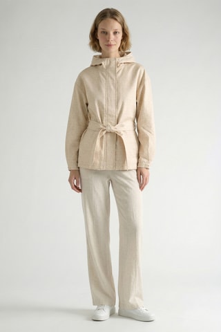 Veste à capuche Dyan - Ecru