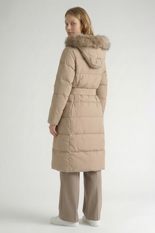 Doudoune longue Sandra - Beige