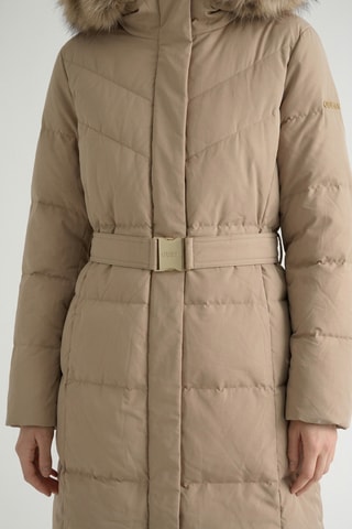 Doudoune longue Sandra - Beige