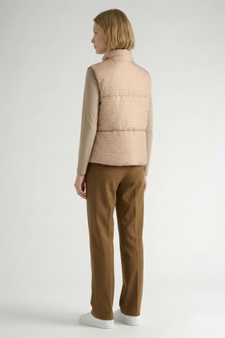 Doudoune réversible sans manches Virginia - Beige