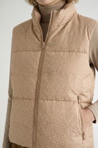 Doudoune réversible sans manches Virginia - Beige