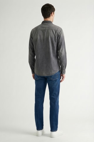 Surchemise en jean - Gris foncé