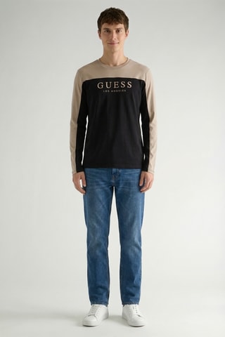 T-shirt Rey - Beige et noir