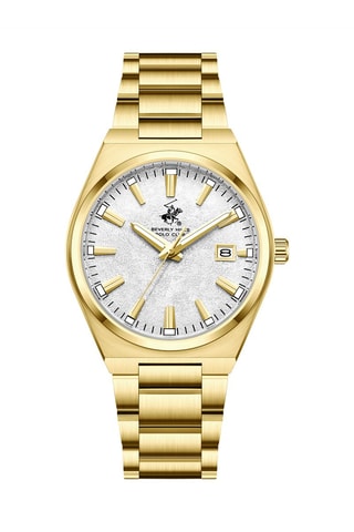 Reloj de cuarzo de metal - Dorado