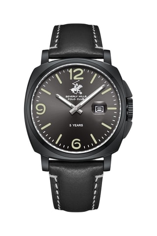 Reloj de piel - Negro