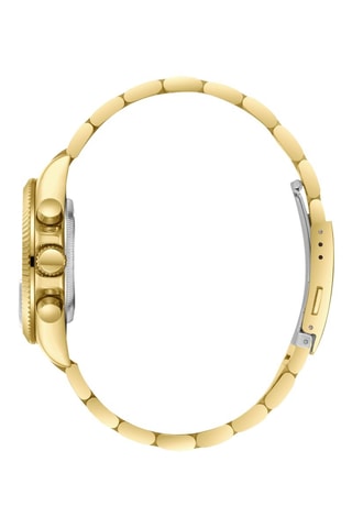 Reloj bañado en oro amarillo - Cronógrafo - Dorado