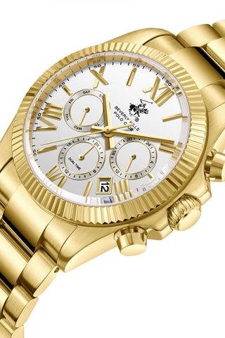 Reloj bañado en oro amarillo - Cronógrafo - Dorado