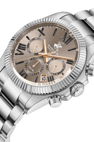 Reloj de metal - Cronógrafo - Plateado