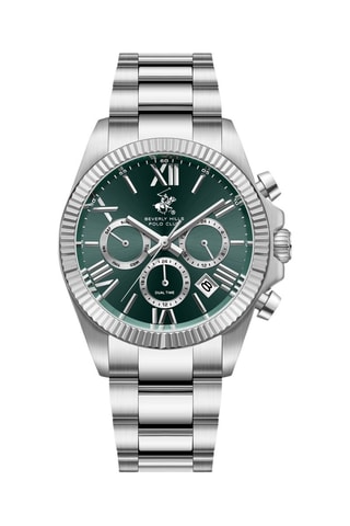 Reloj de metal - Cronógrafo - Plateado