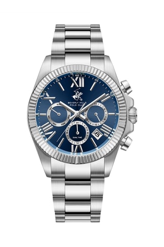 Reloj de metal - Cronógrafo - Plateado