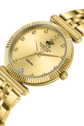 Reloj bañado en oro amarillo - Dorado