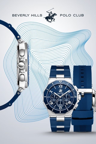 Reloj de silicona - Cronógrafo - Azul