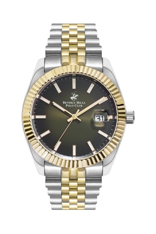 Reloj de metal - Plateado y dorado