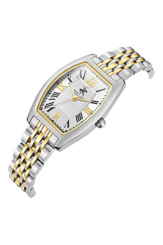 Montre à quartz en métal - Argenté