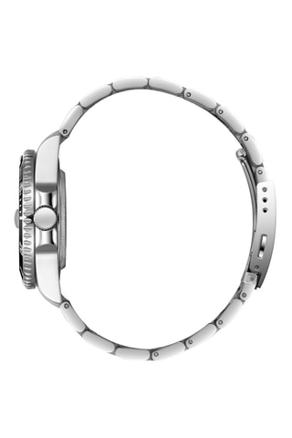 Reloj de metal - Plateado y azul