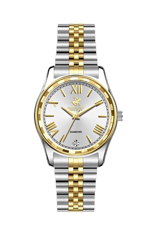 Metalen Horloge - Zilverkleurig en Goudkleurig