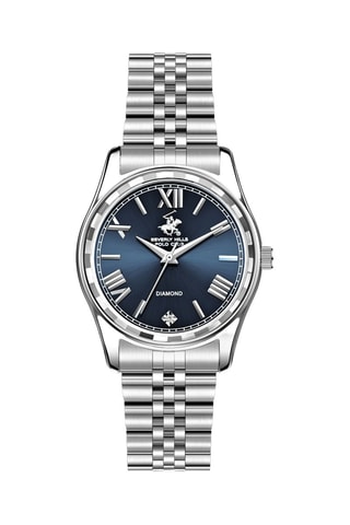 Reloj de cuarzo de metal - Plateado