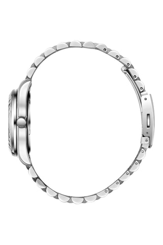 Reloj de cuarzo de metal - Plateado