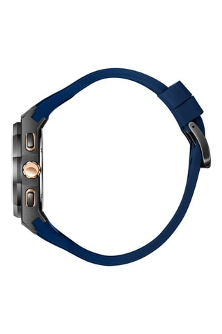 Reloj de silicona - Cronógrafo - Azul y negro