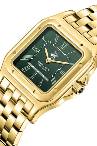 Reloj de cuarzo de metal - Dorado