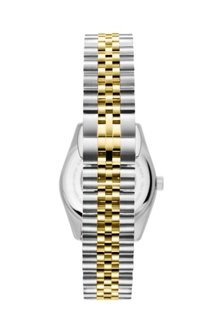 Reloj de metal - Plateado y dorado