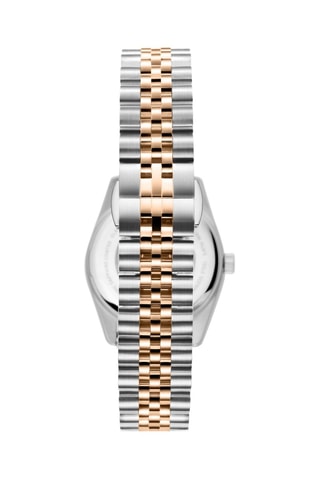 Reloj de metal - Plateado y dorado